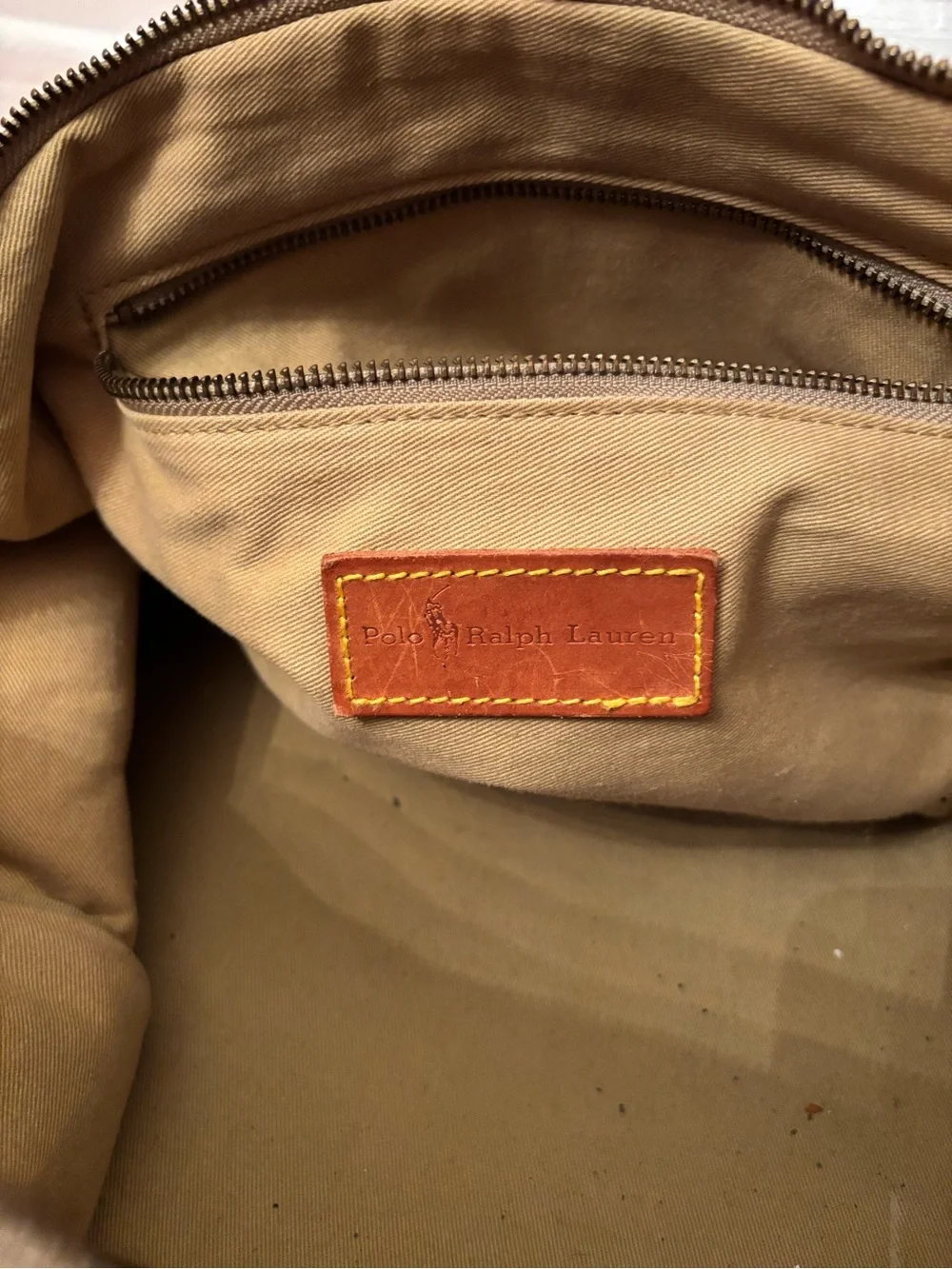 Vintage 1990s Ralph Lauren Weekender Tapestry Duffle Bag - Old Money Aesthetic